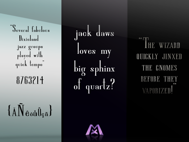 High So Serious Font