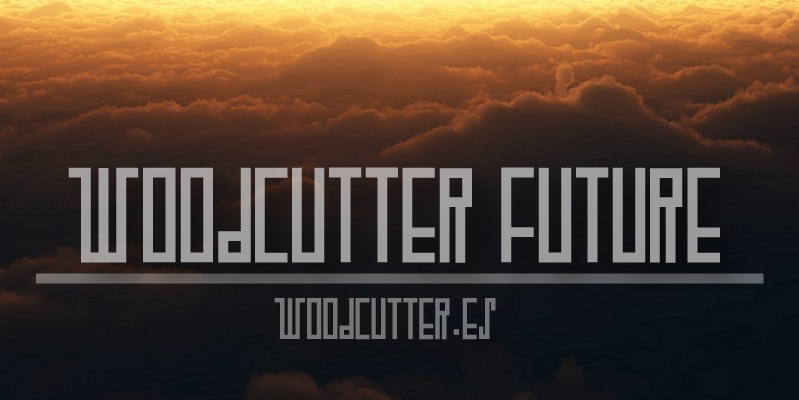 Woodcutter Future Font