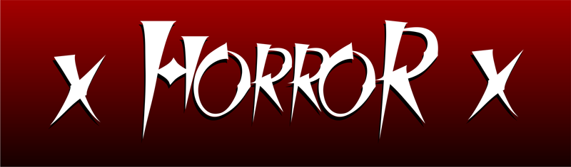 X Horror X Font