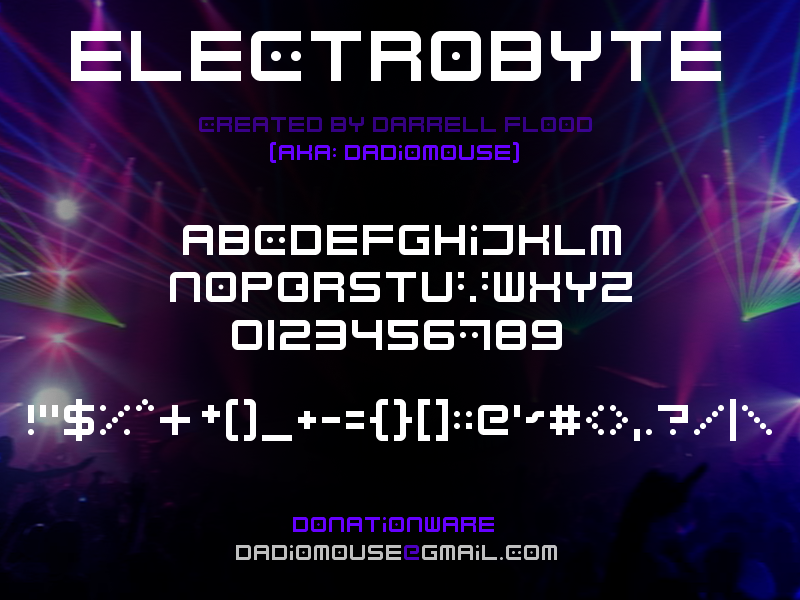 Electrobyte Font