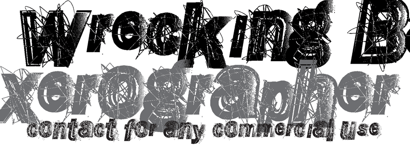 Wrecking Bawl Font