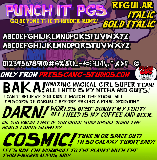 Punch It PGS Font
