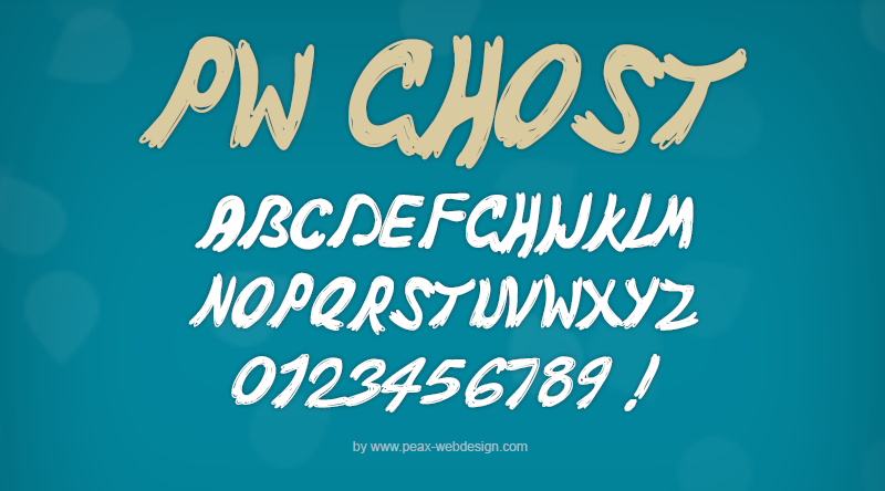 PW Ghost Font