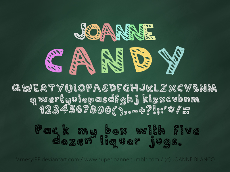 Joanne Candy Font