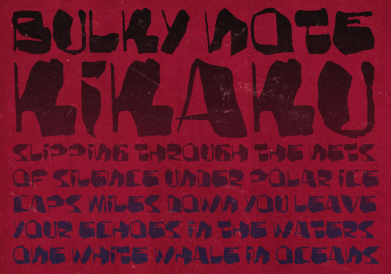 AD Bulky Note Font