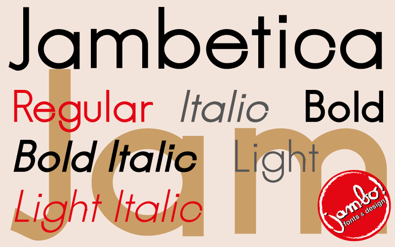 Jambetica Font