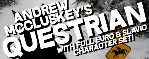 Questrian Font