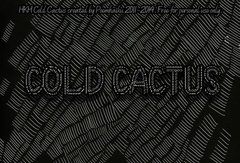 HKH Cold Cactus Font