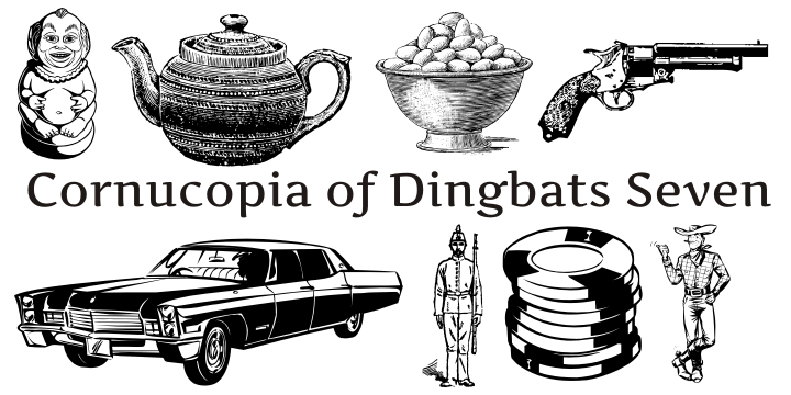 Cornucopia of Dingbats Seven Font