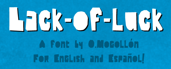 Lack-of-luck Font
