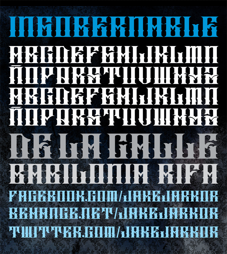 Jakejarkor - Ingobernable Font