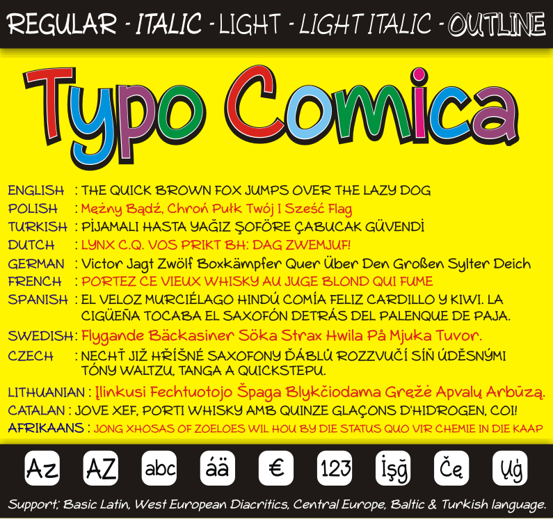 Typo Comica Font