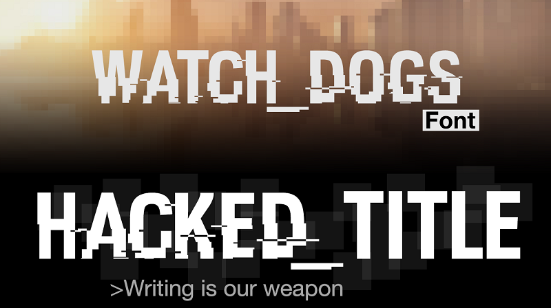 Hacked Font