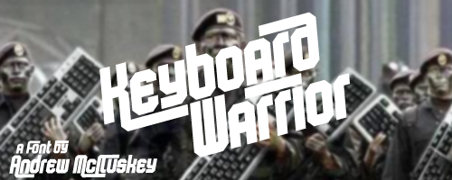 Keyboard Warrior Font