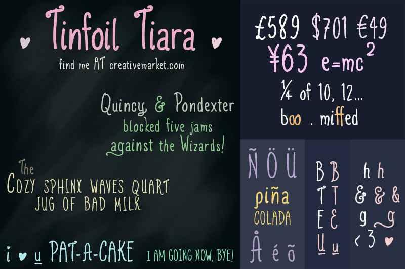 Tinfoil Tiara Font