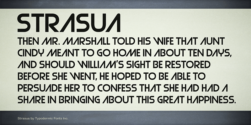 Strasua Font
