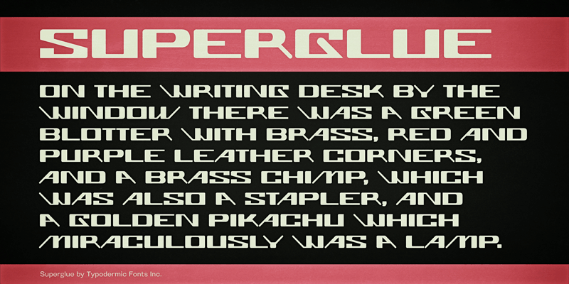 Superglue Font