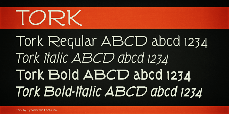 Tork Font