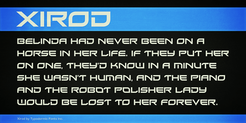 Xirod Font