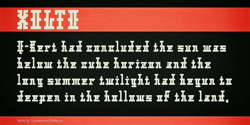 Xolto Font