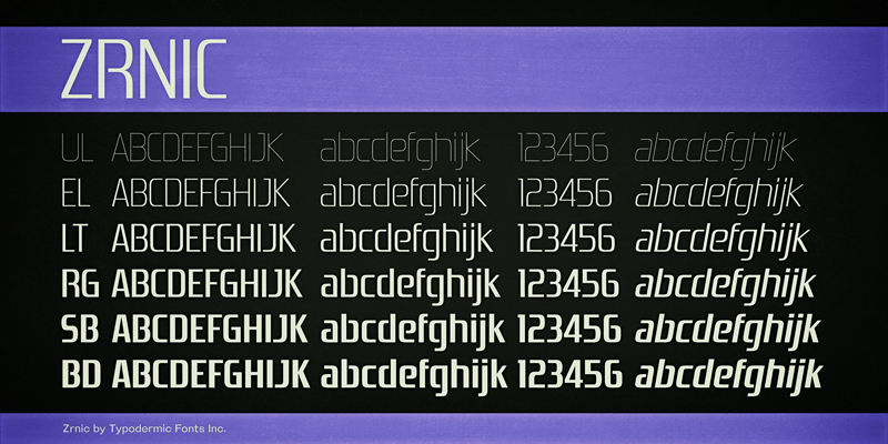 Zrnic Font
