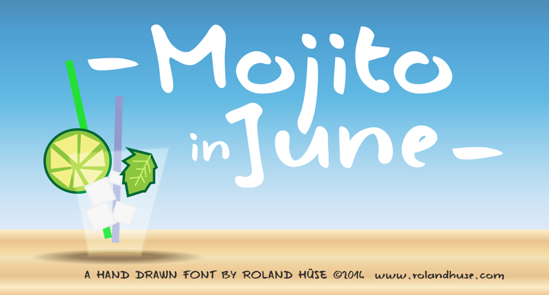 Mojito in June Font
