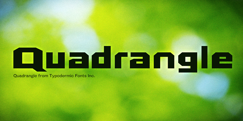 Quadrangle Font