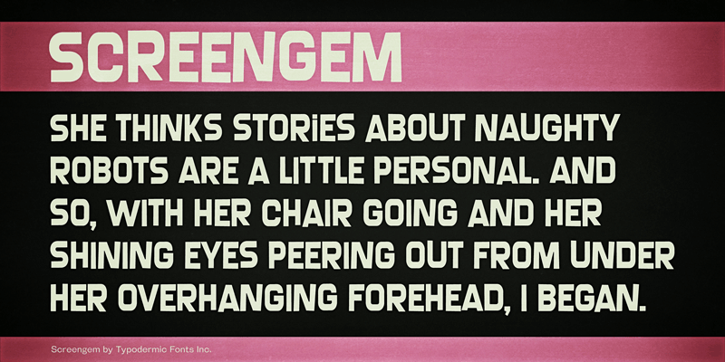 Screengem Font