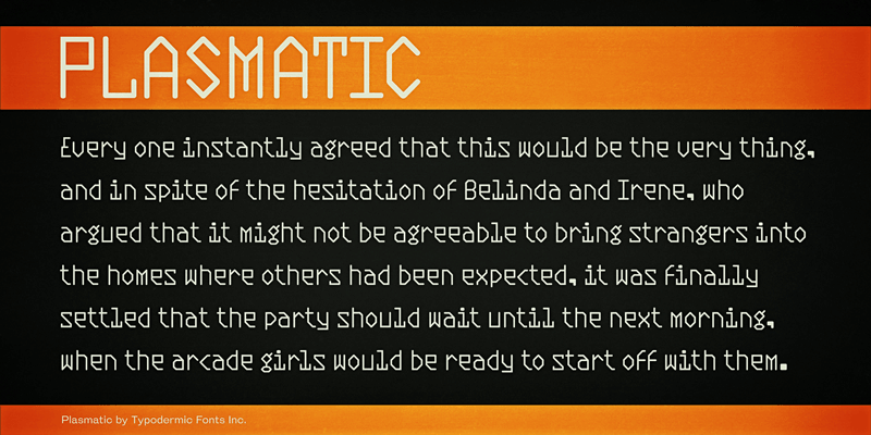 Plasmatic Font