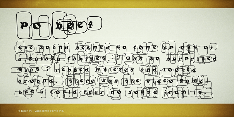 Po Beef Font