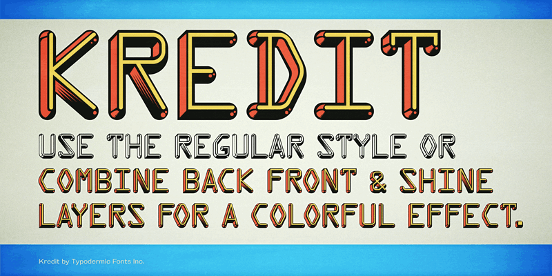 Kredit Font