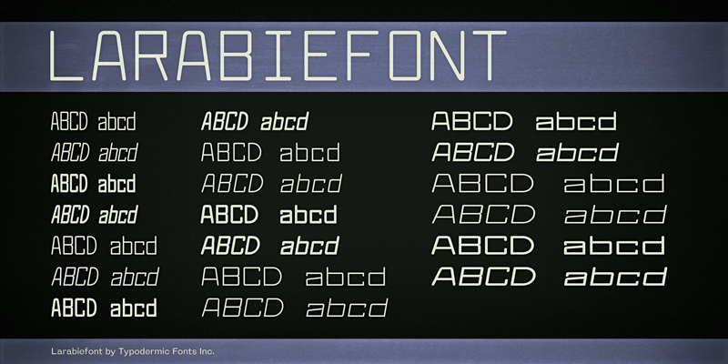 Larabie Font Font