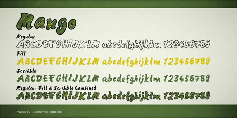 Mango Scribble Font