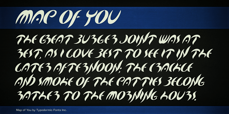 Map Of You Font