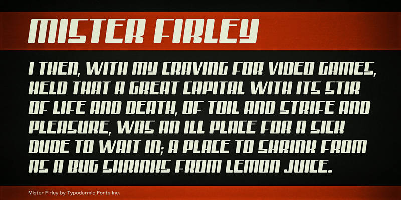 Mister Firley Font