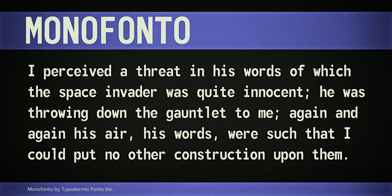 Monofonto Font