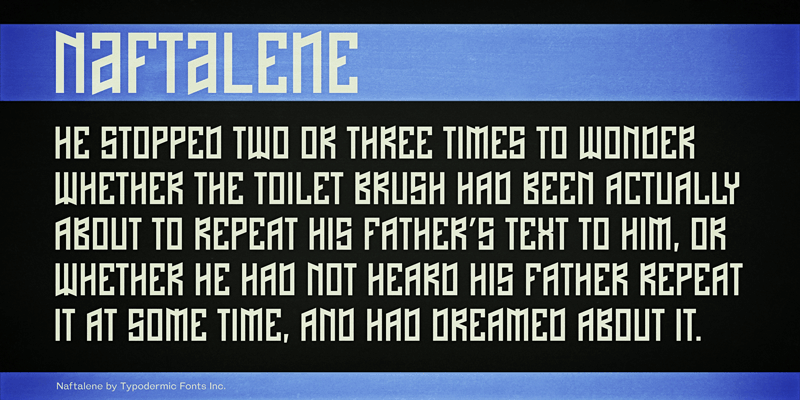 Naftalene Font