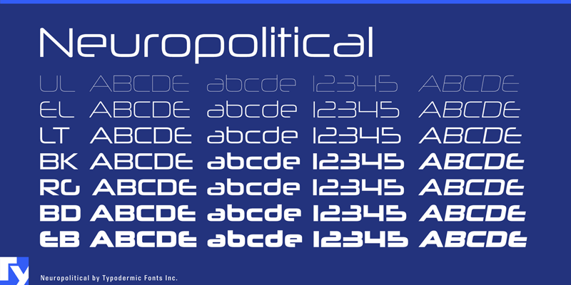 Neuropolitical Font