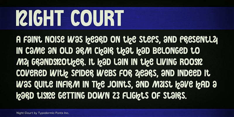 Night Court Font