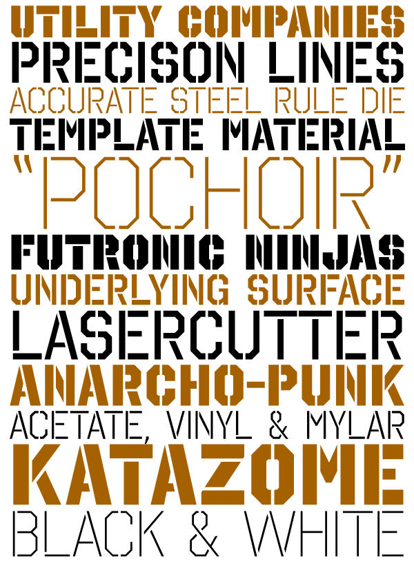 Octin Stencil Free Font