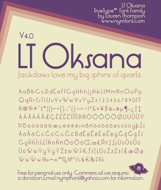 LRT Oksana Font