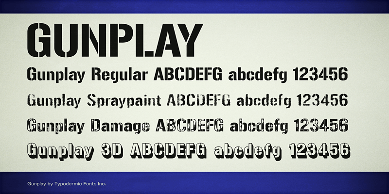 Gunplay Font