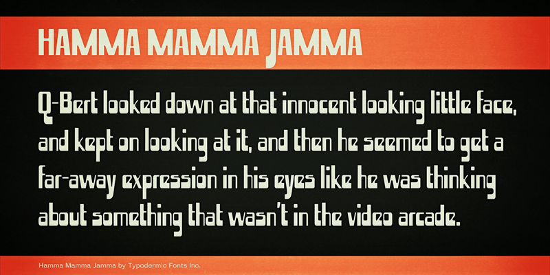 Hamma Mamma Jamma Font