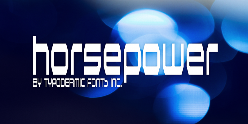 Horsepower Font