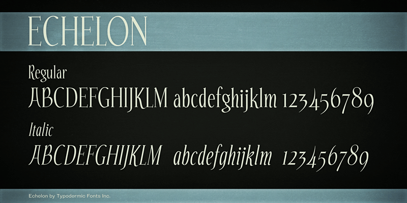 Echelon Font