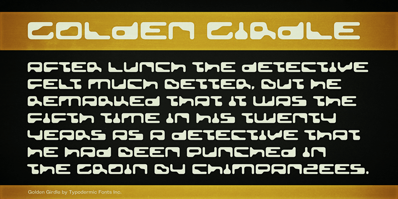 Golden Girdle Font