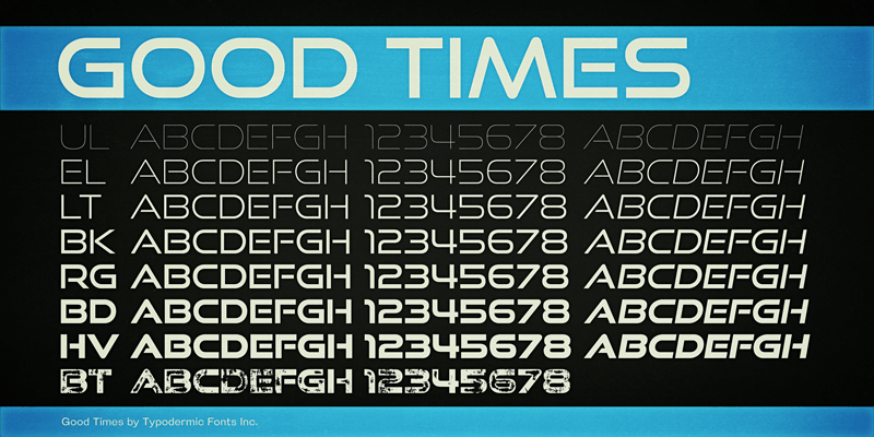 Good Times Font
