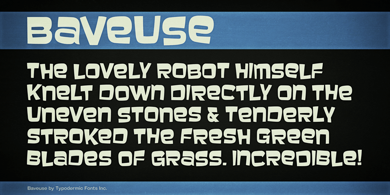 Baveuse Font