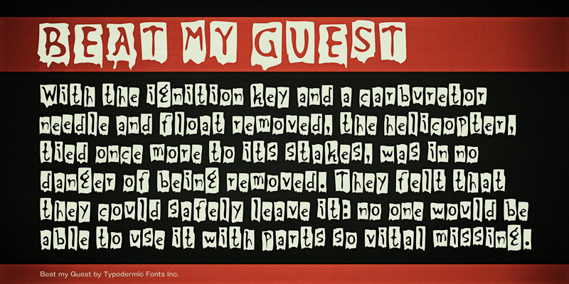 Beat My Guest Font