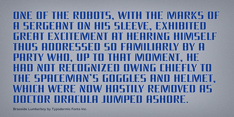 Braeside Font